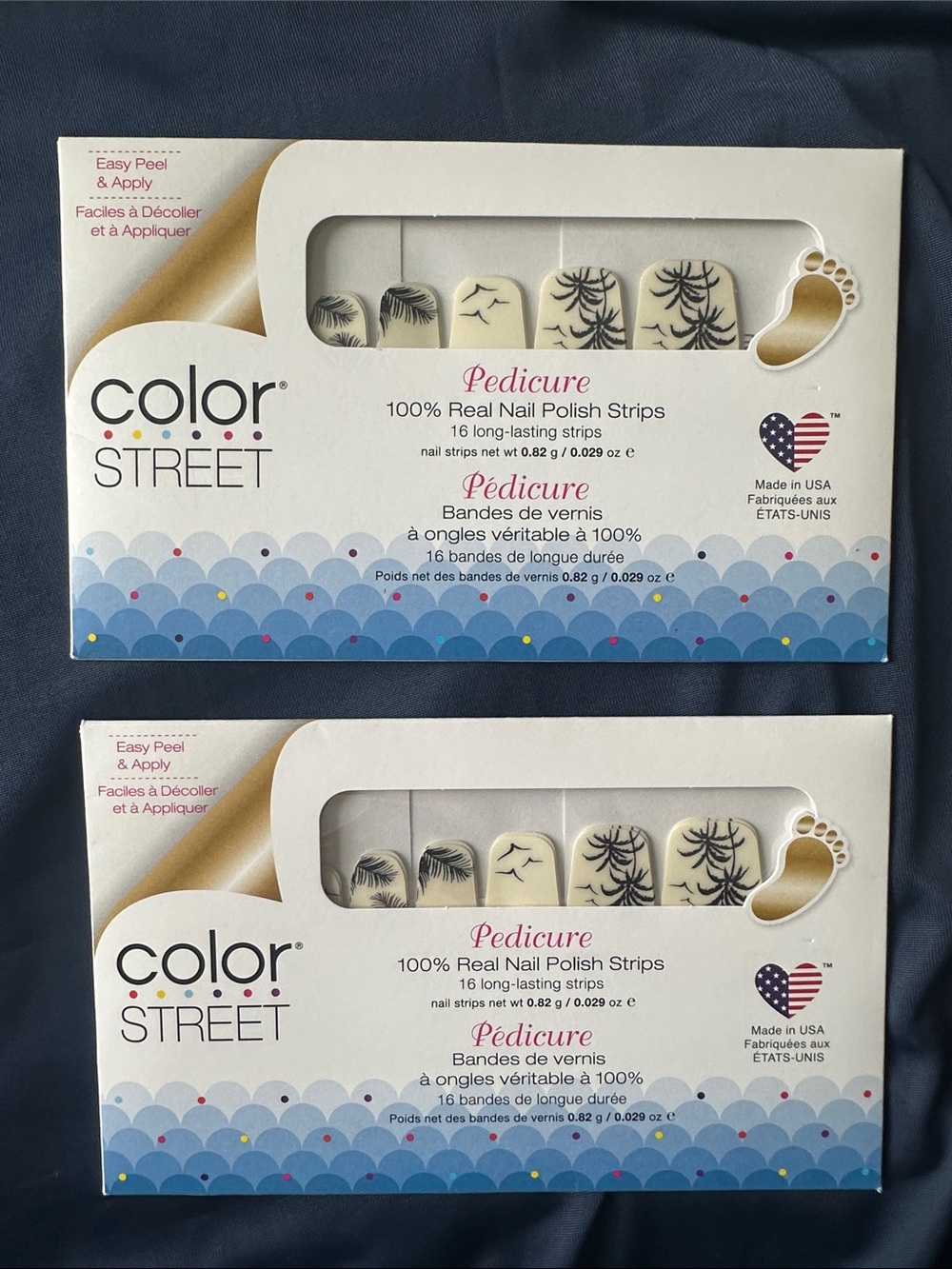 Color Street Pedicure- Palm Down
